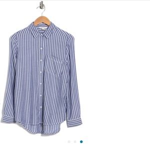 Brand new charley print button up shirt